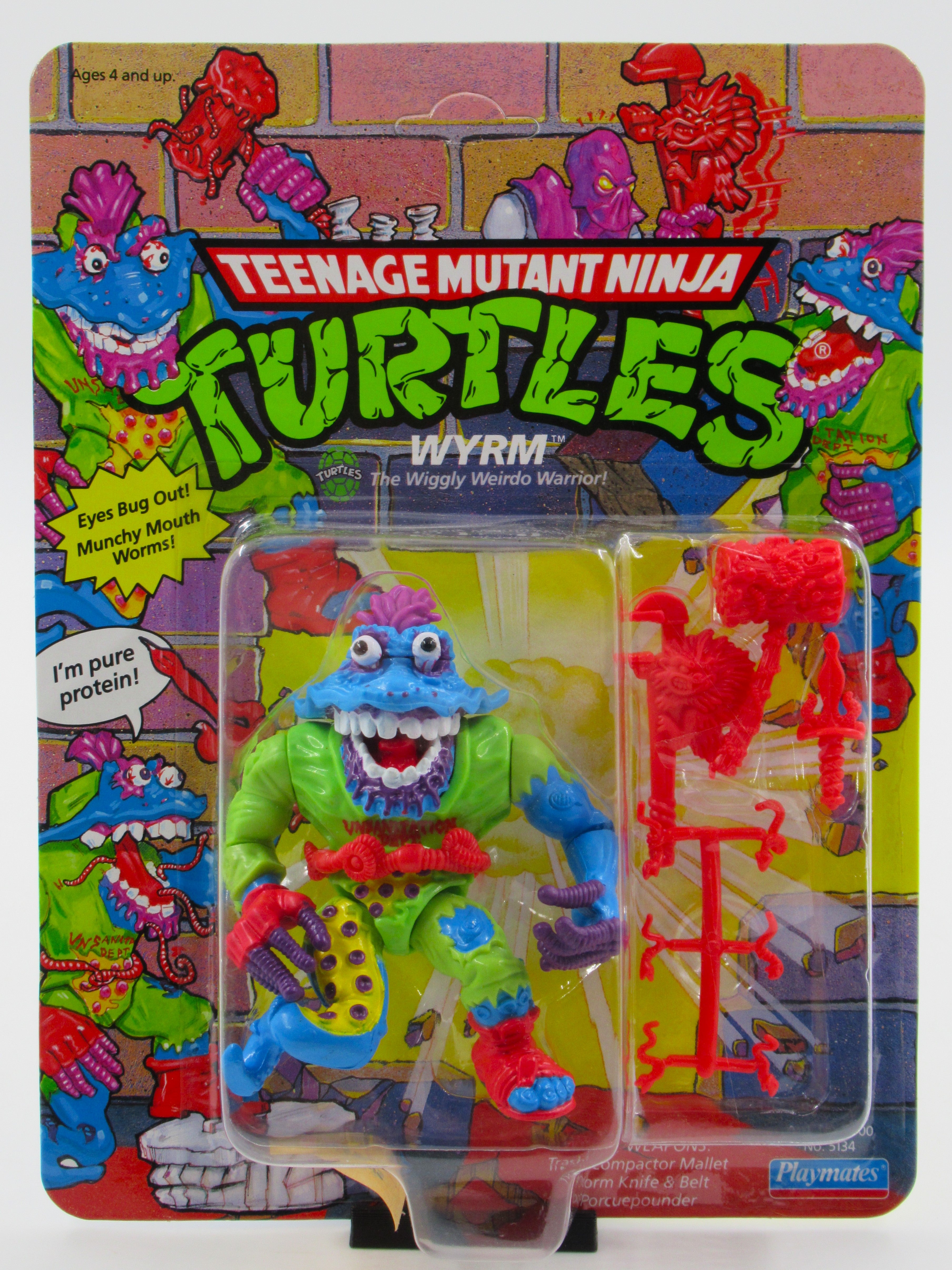 Teenage Mutant Ninja Turtles Wyrm 4.5" Figure TMNTs - Playmates (1991)